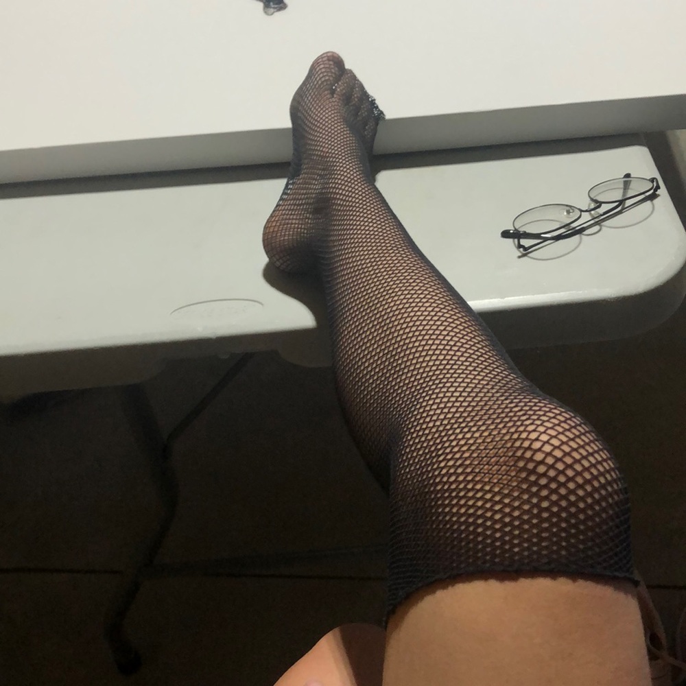 TRADED💖FREE!!! knee high fishnet stockings